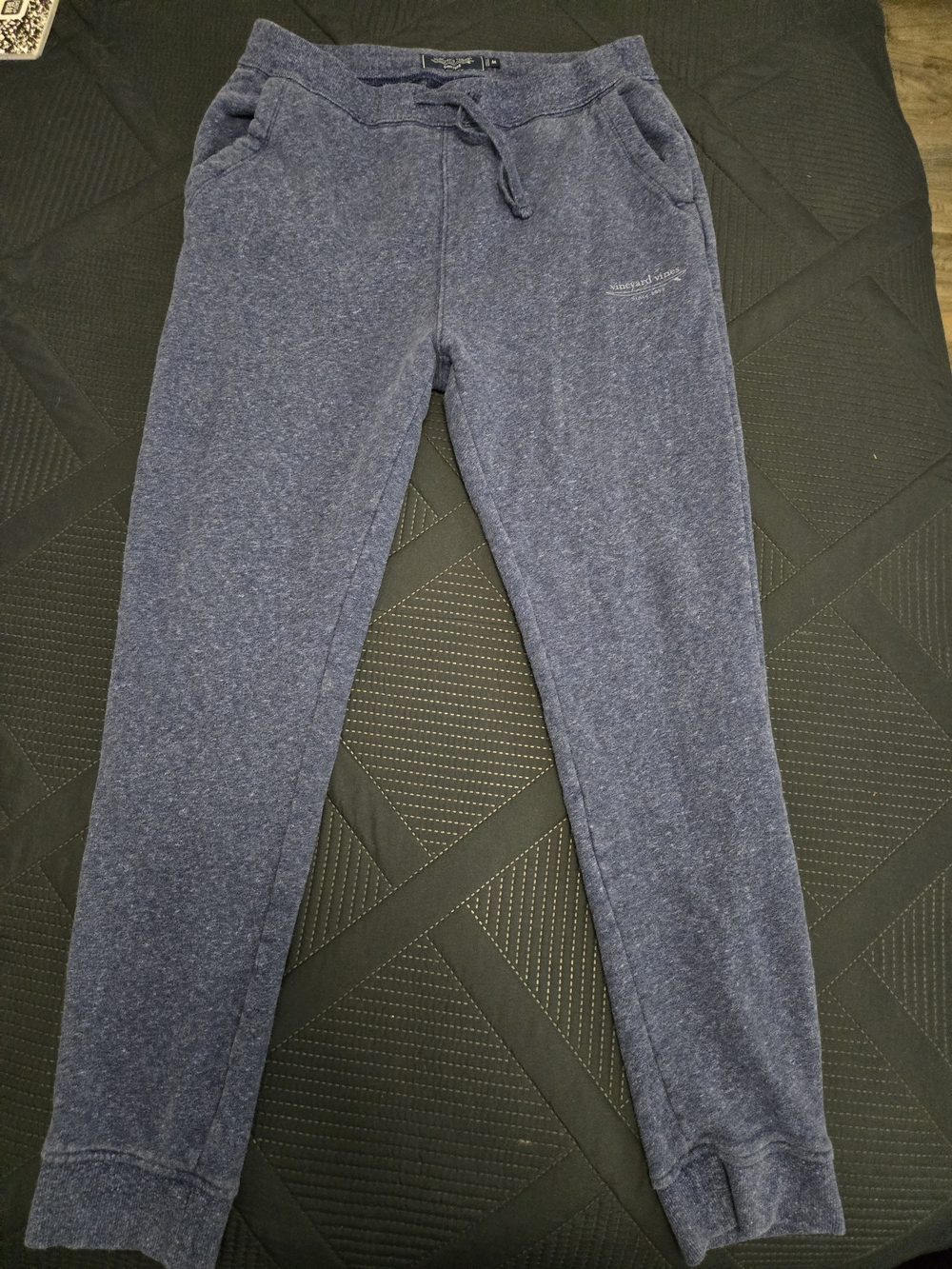 Vineyard Vines Men's Heather Navy Drawstring Joggers Size Med